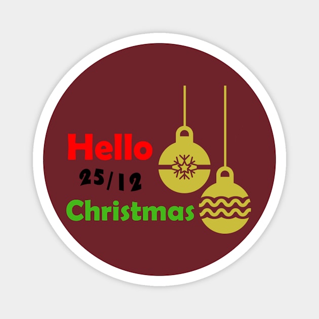 hello christmas Magnet by simoo